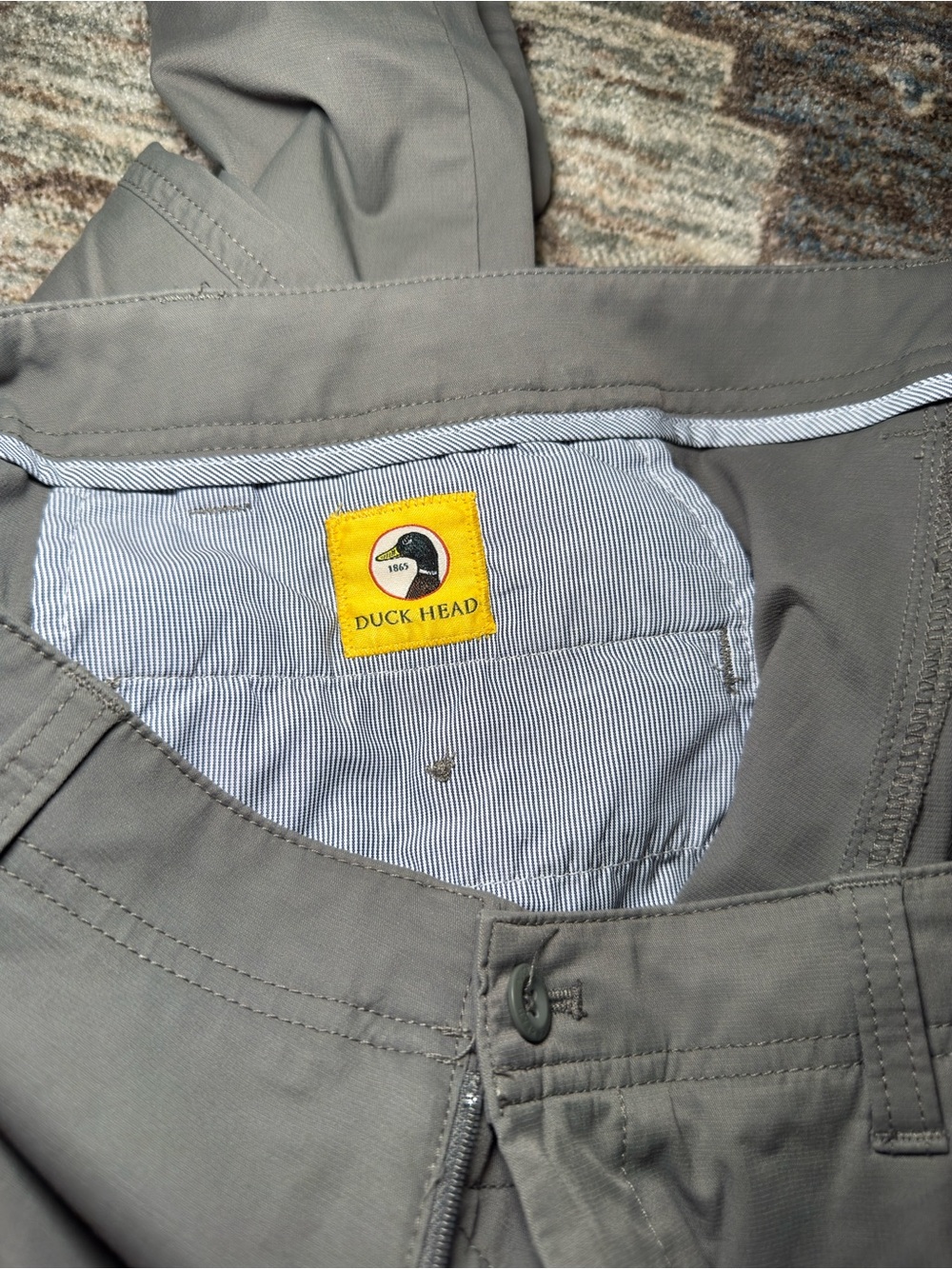 Duck Head Men's Grey Performance Pants